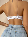Gallery viewerに画像を読み込む, レースハーフカップフロントフックシェイプブラ