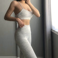 Gallery viewerに画像を読み込む, ソフトオフホワイトスムースブラトップレギンスヨガセットアップTH