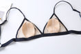 Gallery viewerに画像を読み込む, トライアングルブラアンダーワイヤーパッドレスランジェリーセットTH