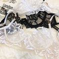 Gallery viewerに画像を読み込む, リーフ刺繍シースルーワントーンレースブラショーツセット