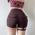 Gallery viewerに画像を読み込む, ダブルバックポケットデザインショートレギンスTH