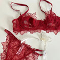 Gallery viewerに画像を読み込む, フローラルデリケートレース刺繍ブラショーツセット