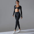 Gallery viewerに画像を読み込む, ツイストフロントロングスリーブトップス+レギンスセットアップ