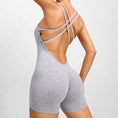 Gallery viewerに画像を読み込む, バッククロスストラップVバックヒップリフトフィットネススーツロンパース