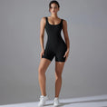 Gallery viewerに画像を読み込む, Vバックショートレギンスフィットネススーツロンパース