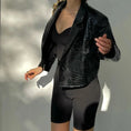 Gallery viewerに画像を読み込む, クロコダイルフェイクレザークロップジャケット