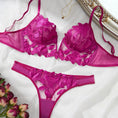 Gallery viewerに画像を読み込む, フローラル刺繍レースブラレットTバックショーツセット5カラバリ
