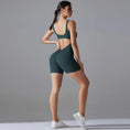 Gallery viewerに画像を読み込む, Vバックショートレギンスフィットネススーツロンパース