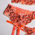 Gallery viewerに画像を読み込む, フローラル刺繍レースブラガーターショーツ3セット