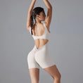 Gallery viewerに画像を読み込む, Vバックショートレギンスフィットネススーツロンパース