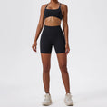 Gallery viewerに画像を読み込む, スーパーソフトシームレススポーツブラショートレギンスセットアップ