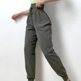 Gallery viewerに画像を読み込む, ハイウエスト2サイドポケットリラックストレーニングパンツ