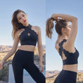 Gallery viewerに画像を読み込む, フリルカットデザインクロススポーツブラ+レギンス(2デザイン)