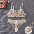 Gallery viewerに画像を読み込む, スキンカラーシースルーレースブラショーツセット