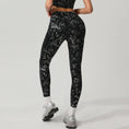 Gallery viewerに画像を読み込む, シルバープリントデザインフィットネスシリーズレギンス