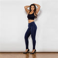 Gallery viewerに画像を読み込む, ダークブルーヒップブーティジョガーズパンツレギンス