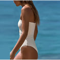 Gallery viewerに画像を読み込む, フロント3ホローアウトストラップレススイムスーツ
