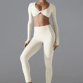 Gallery viewerに画像を読み込む, ツイストフロントロングスリーブトップス+レギンスセットアップ