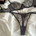 Gallery viewerに画像を読み込む, フレンチフローラルレース刺繍ブラショーツ2セット