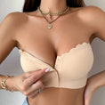 Gallery viewerに画像を読み込む, フロントホックシームレスストラップレスブラ+ニップルカバー+ストラップセット