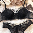 Gallery viewerに画像を読み込む, フラワーエンブロイダリー ブラ&ガーターショーツ3pcs