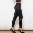 Gallery viewerに画像を読み込む, ブラックコーティングジョガーズパンツレギンス