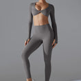 Gallery viewerに画像を読み込む, ツイストフロントロングスリーブトップス+レギンスセットアップ
