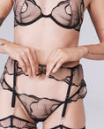 Gallery viewerに画像を読み込む, ブラックジオメトリックレースブラショーツセット