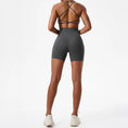 Gallery viewerに画像を読み込む, スーパーソフトシームレススポーツブラショートレギンスセットアップ