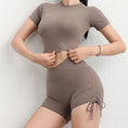 Gallery viewerに画像を読み込む, サイドレースアップヒップリフティングショートレギンス