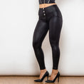 Gallery viewerに画像を読み込む, ブラックコーティングジョガーズパンツレギンス