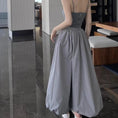 Gallery viewerに画像を読み込む, シルバーバルーンAラインカジュアルナイロンスカート3