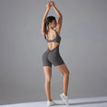Gallery viewerに画像を読み込む, Vバックショートレギンスフィットネススーツロンパース