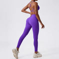 Gallery viewerに画像を読み込む, スーパーソフトシームレススポーツブラロングレギンスセットアップ
