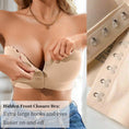 Gallery viewerに画像を読み込む, フロントホックシームレスストラップレスブラ+ニップルカバー+ストラップセット