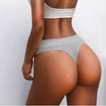 Gallery viewerに画像を読み込む, ミドルウエストハイレグTバッグアンダーショーツ2PCS