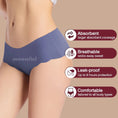 Gallery viewerに画像を読み込む, ウエーブカットローウエスト4層経血フェムケアアンダーショーツ