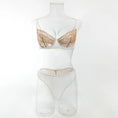 Gallery viewerに画像を読み込む, サテンハーフカップブラバックレースショーツセット