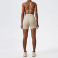 Gallery viewerに画像を読み込む, スーパーソフトシームレススポーツブラショートレギンスセットアップ