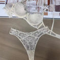 Gallery viewerに画像を読み込む, フローラル刺繍レースフルカップブラショーツセット