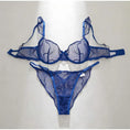 Gallery viewerに画像を読み込む, DEROSSI シームレス フレンチレース ノンワイヤー ランジェリー2点SET