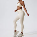 Gallery viewerに画像を読み込む, スーパーソフトシームレススポーツブラロングレギンスセットアップ