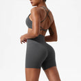 Gallery viewerに画像を読み込む, スーパーソフトシームレススポーツブラショートレギンスセットアップ