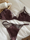 Gallery viewerに画像を読み込む, DeRossiパレスサテンレースブラショーツ2Pcs