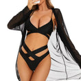 Gallery viewerに画像を読み込む, クロスデザインビキニセット+シースルーカバーオール3セット