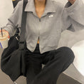 Gallery viewerに画像を読み込む, Zipper Chic Streetwear Solid Loose Jacket