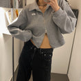 Gallery viewerに画像を読み込む, Zipper Chic Streetwear Solid Loose Jacket