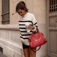 Gallery viewerに画像を読み込む, Striped Knitted Loose Sweater Women Pullover Tops