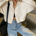 Gallery viewerに画像を読み込む, Zipper Chic Streetwear Solid Loose Jacket