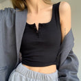 Gallery viewerに画像を読み込む, Top Button Ribbed Crop Tops